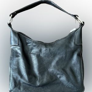 Perlina New York Handbag - Black Leather